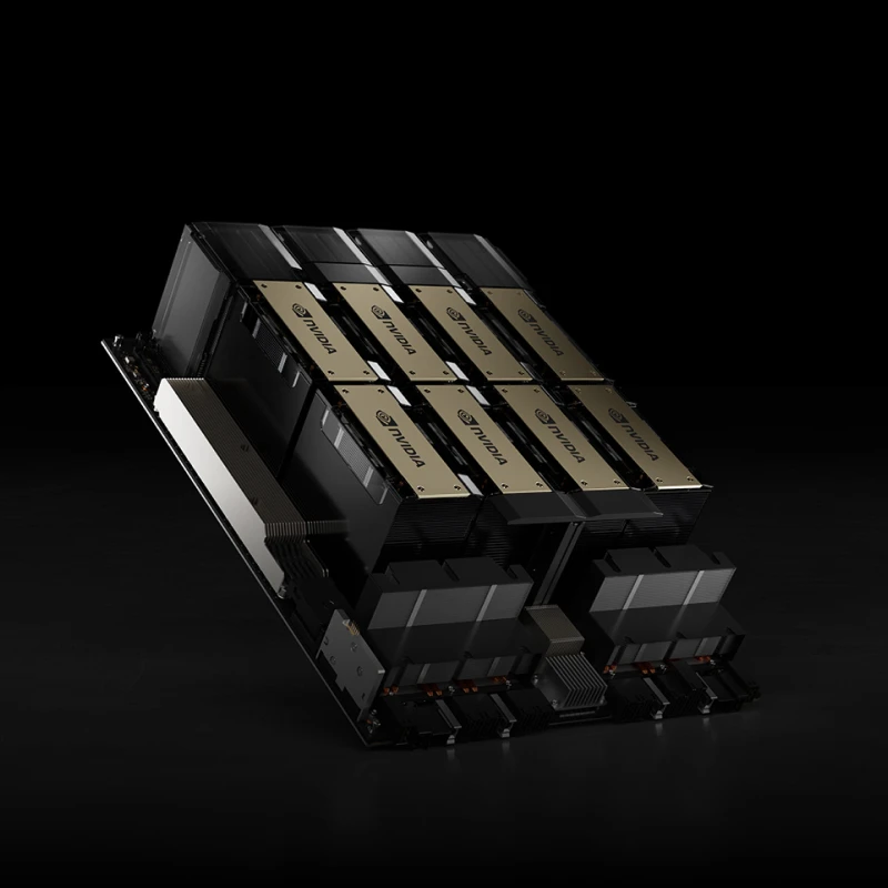 NVIDIA H100 baseboard, eight SXM modules